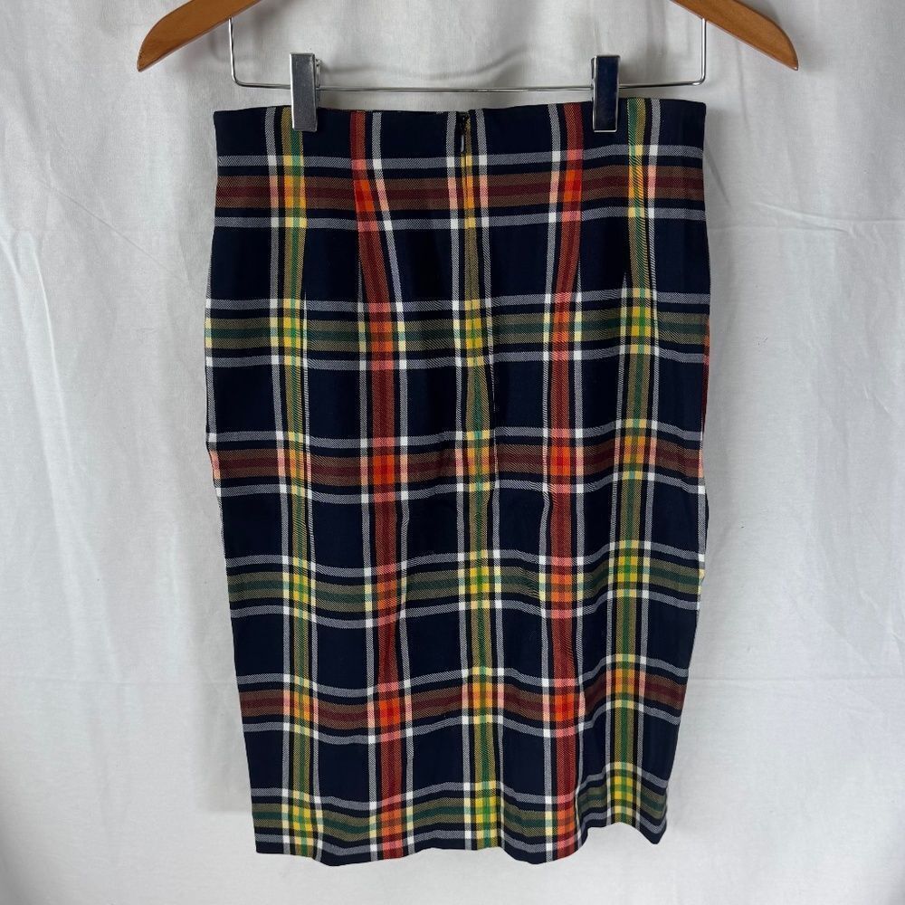 Emanuel Emanuel Ungaro Plaid Pencil Skirt Sz 10‎